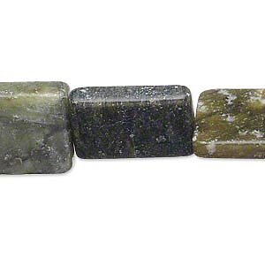 Semi Gems -green serpentine 