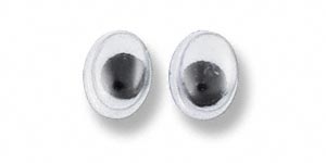 Plastögon, Ovala 7x5mm