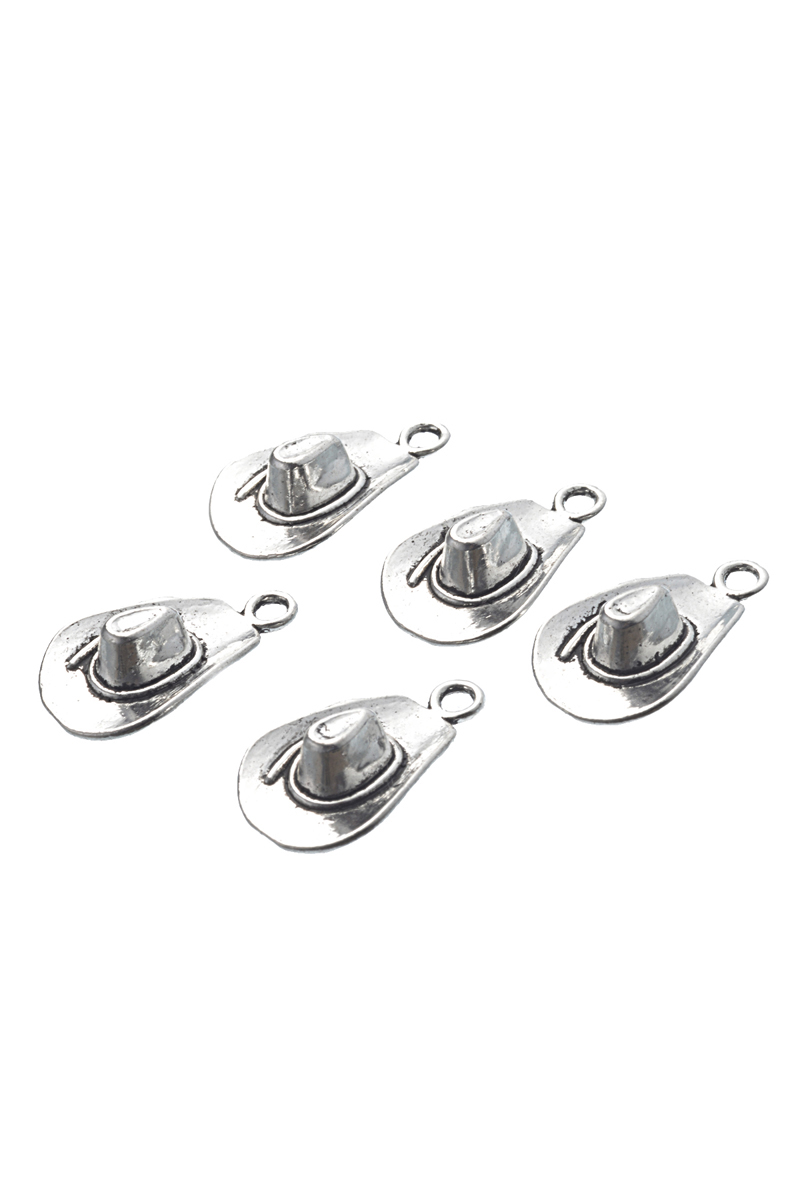 Berlock , Cowboyhatt Silver - 3