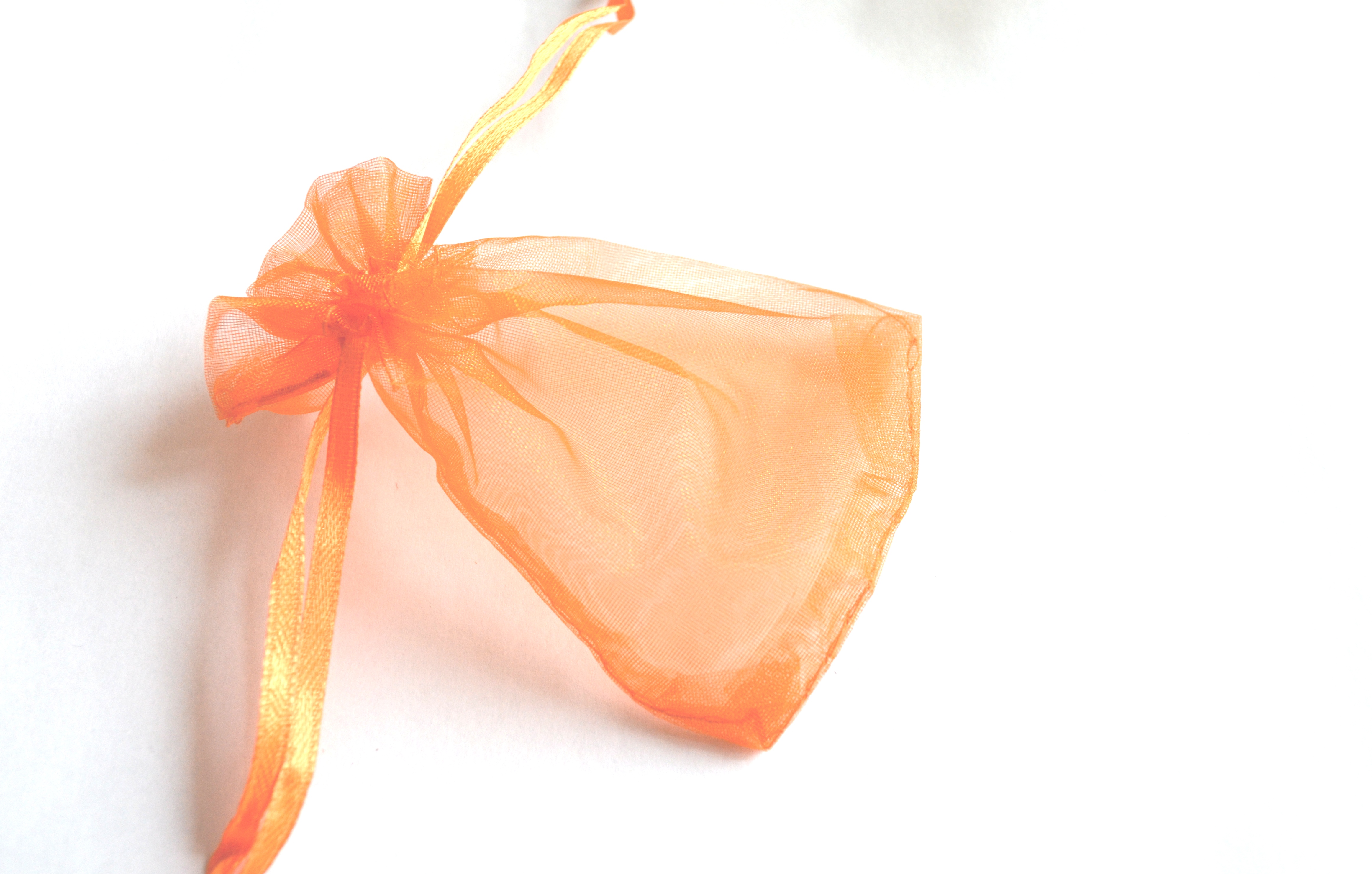 Organza bag 9x7cm, Orange 10