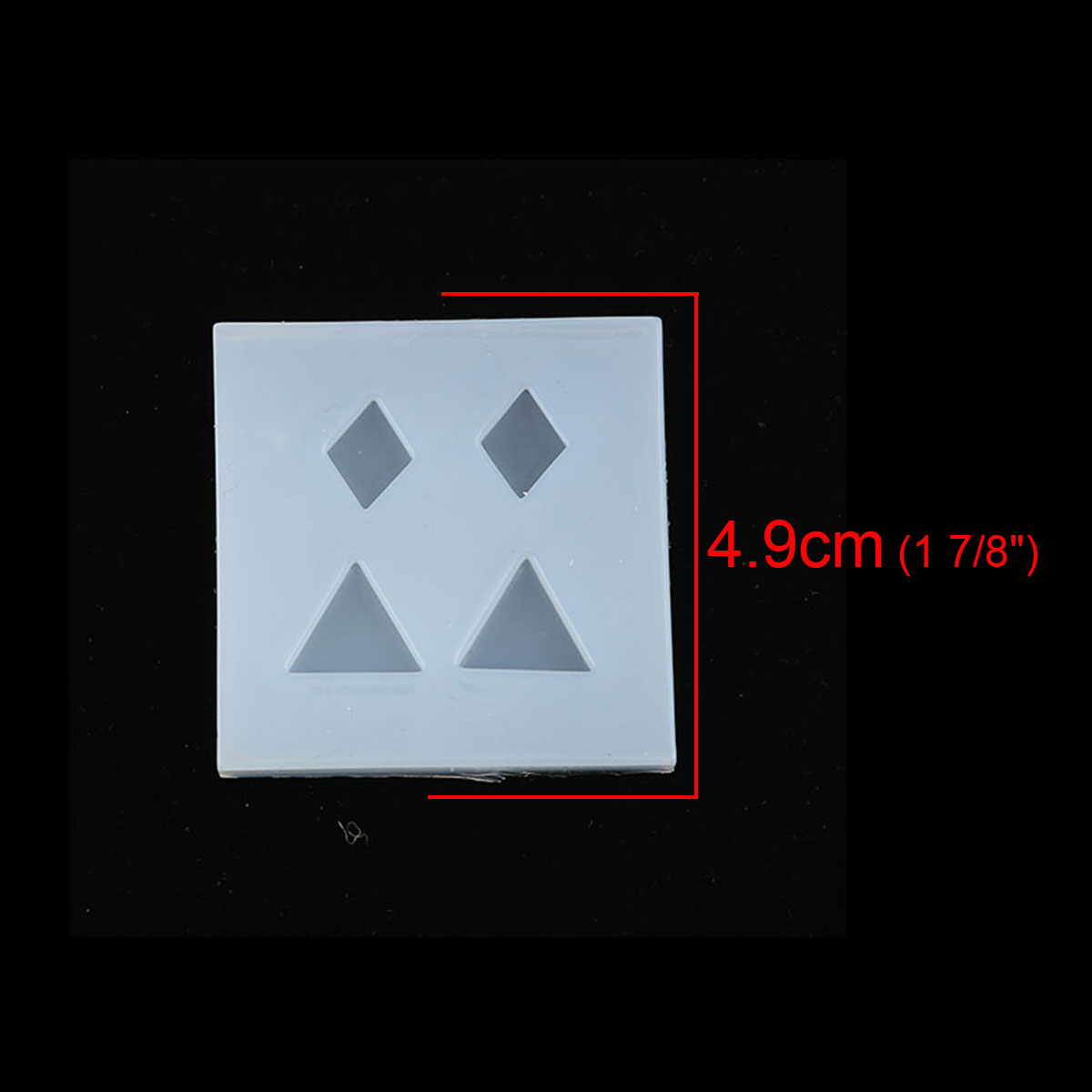 Gjutform  i silikon - Diamant / Triangel - 4