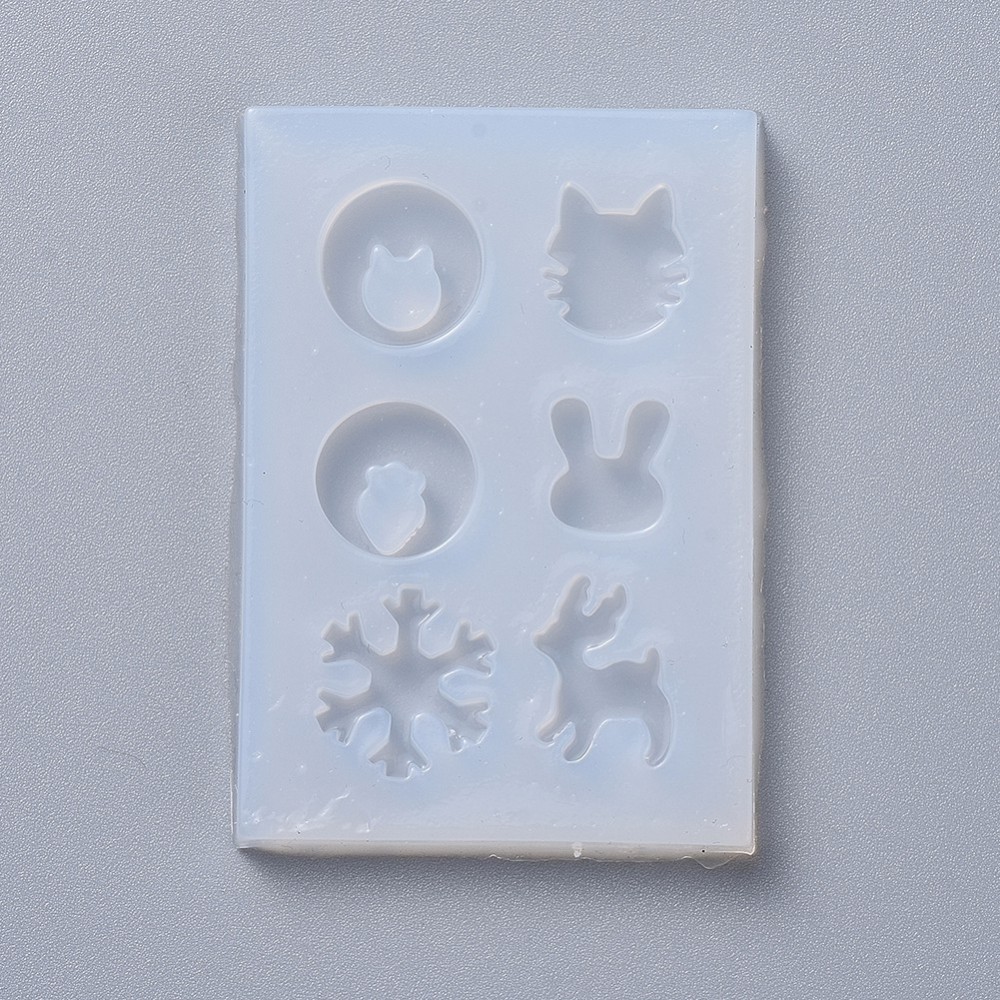 Silicone Resin Mold  animals 6 different - 3