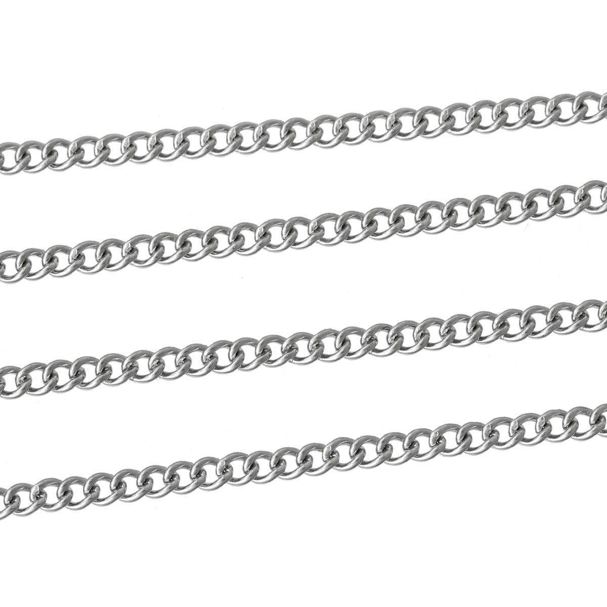 Kedja Rostfritt stål, 2.5x2mm , 1 meter