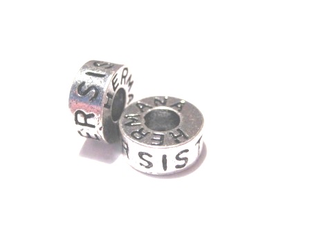 Bead / pendant-- "SISTER"