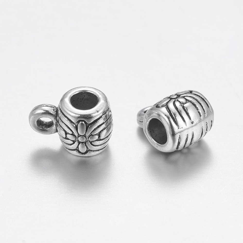Connector / bail  silver 5,5mm