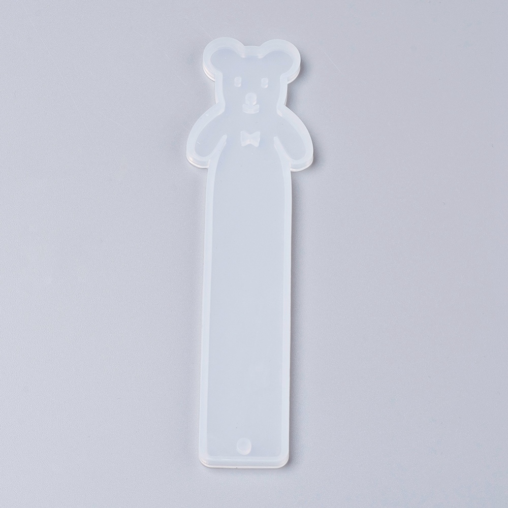 Silicone Resin Mold  Bookmark teddybear 14cm