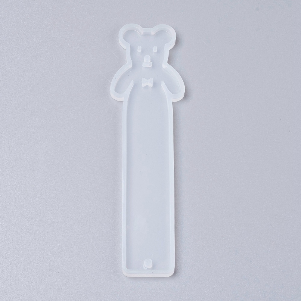 Silicone Resin Mold  Bookmark teddybear 14cm - 2