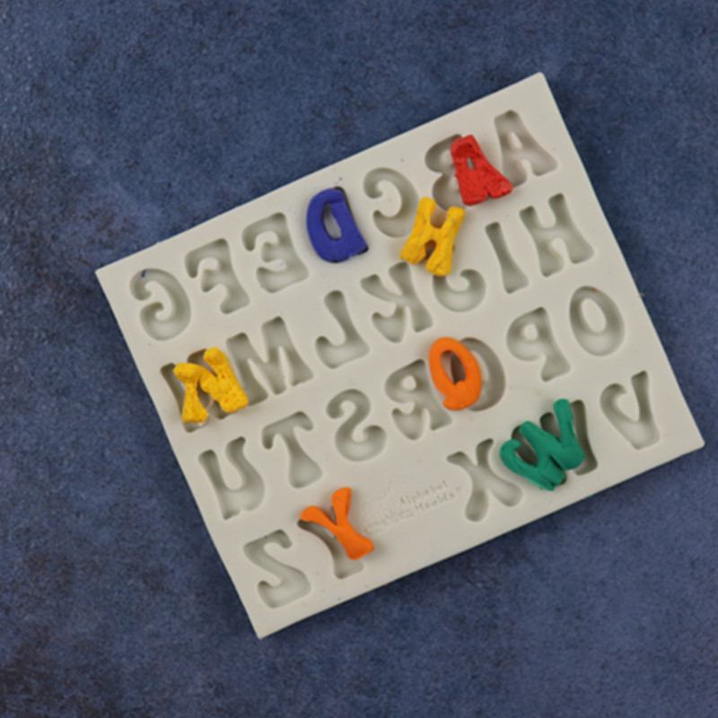 Silicone Resin Mold   alphabet form - 2
