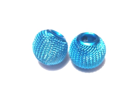 Pärla / hänge - Mesh - Teal