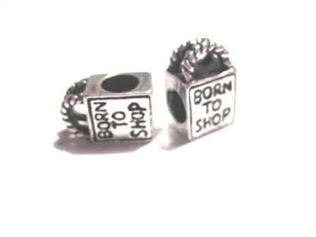 Bead / Pendant,Born to shop