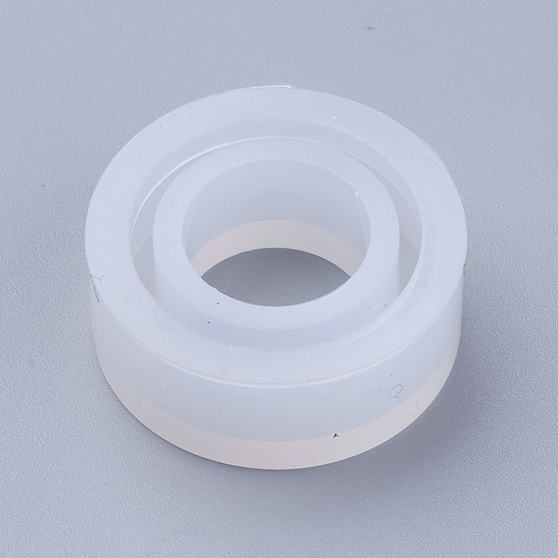 Gjutform  i silikon - Ring  17mm , ca 9mm bred - 3