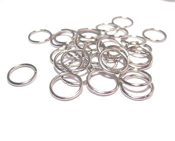 Tie Ring in platinum metal, 12x1, 2mm