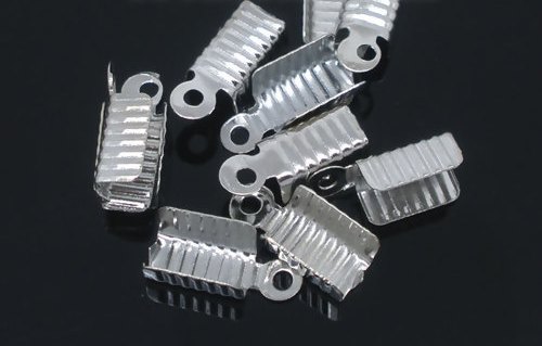 Cord End , platina 12mm