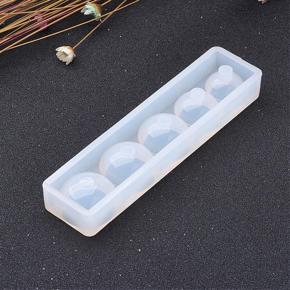 Silicone Resin Mold Half round 10-16mm - 2
