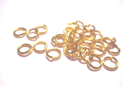 Jump Rings 8mm - Gold - 2