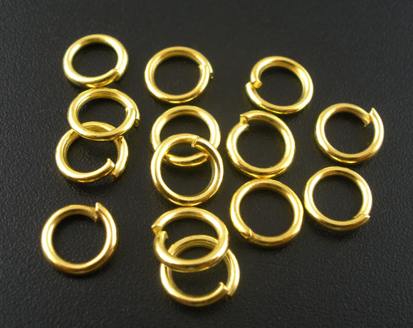 Jump Rings 8mm - Gold