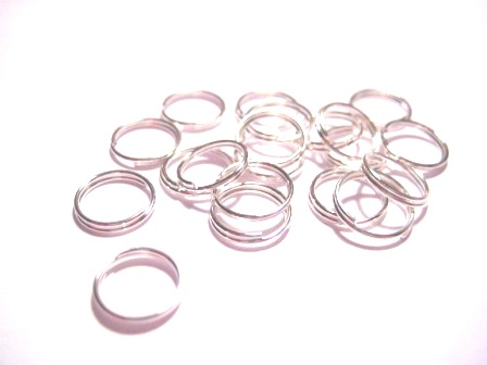 Splitring 12mm silver - 3