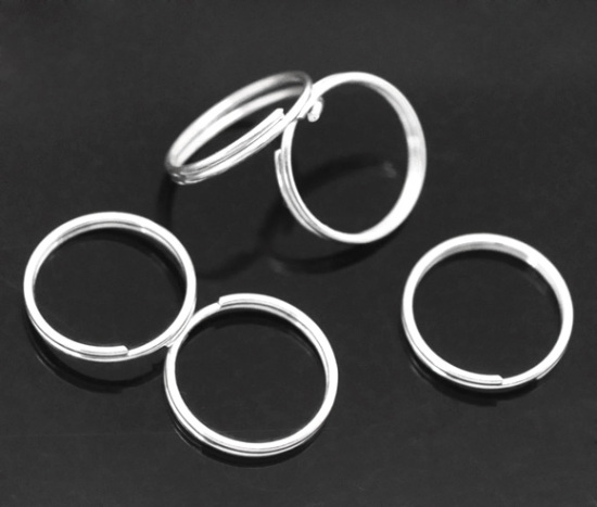 Splitring 12mm silver - 2