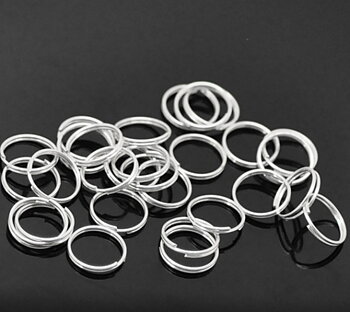 Splitring 12mm silver