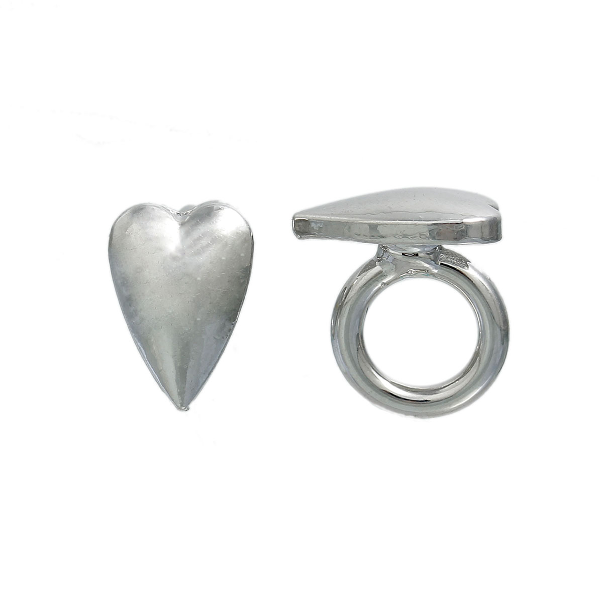 Regaliz - slider  silver heart