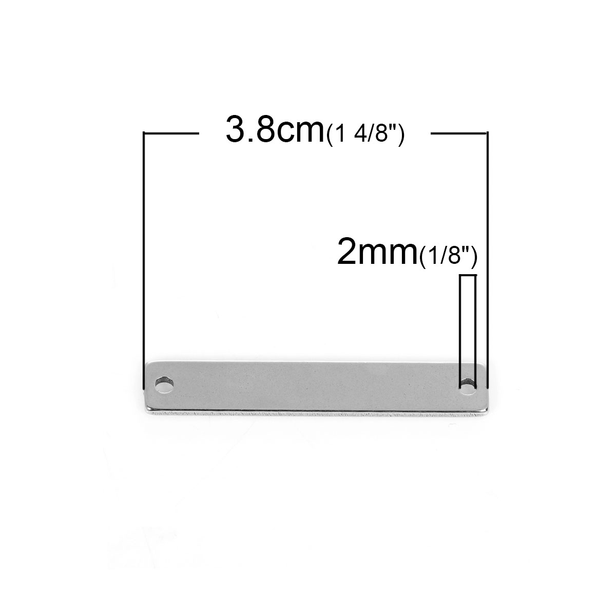 Connector Tag - STainless steel - 2