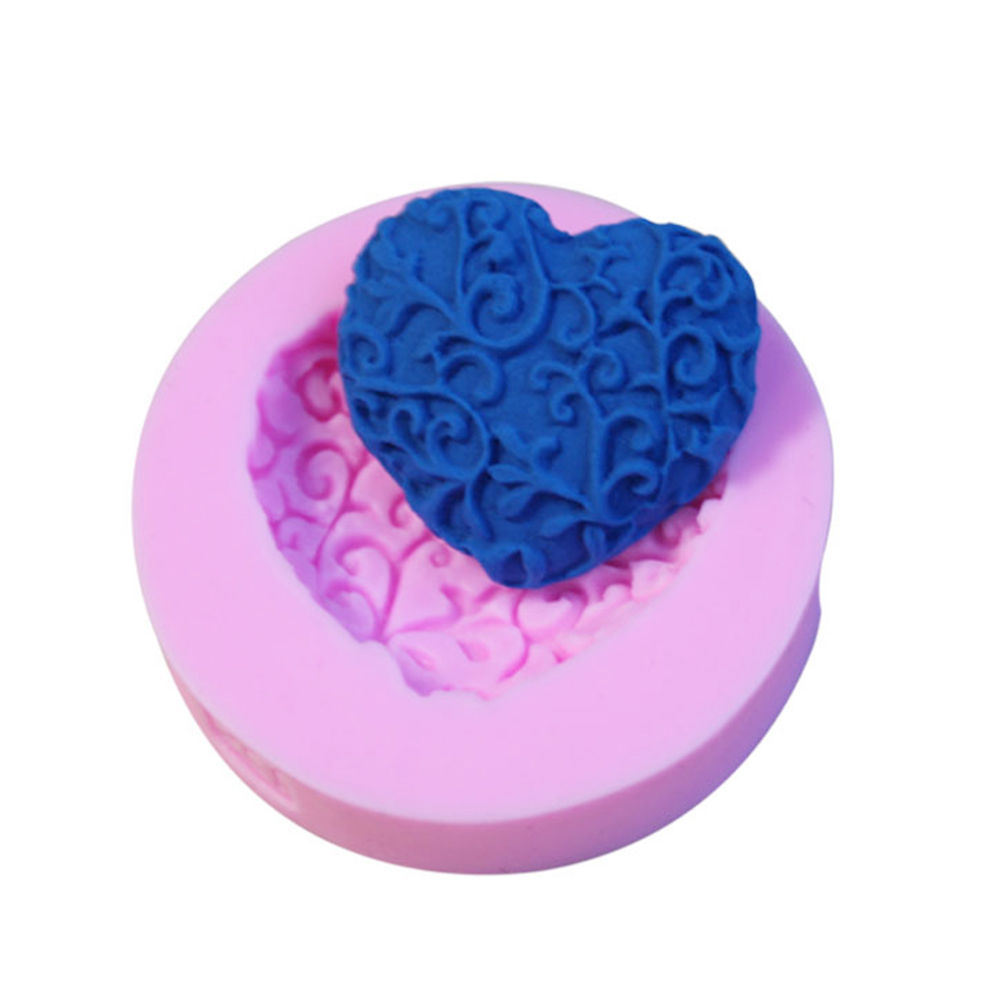 forms in Silicon  heart swirl