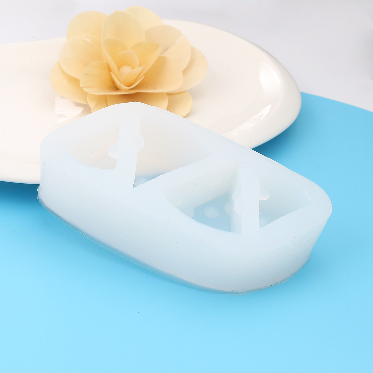 Silicone Resin Mold  Cheese  M, 4 different - 2