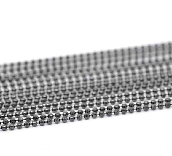 Kulkedja Gunmetal, 1,5mm - 2