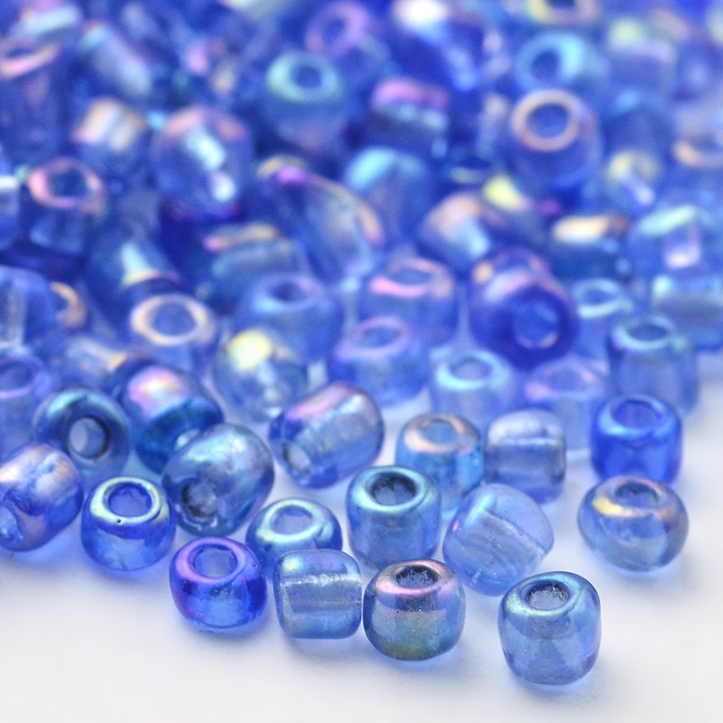 Seedbeads -  BlåklintsBlå  AB 3mm 8/0