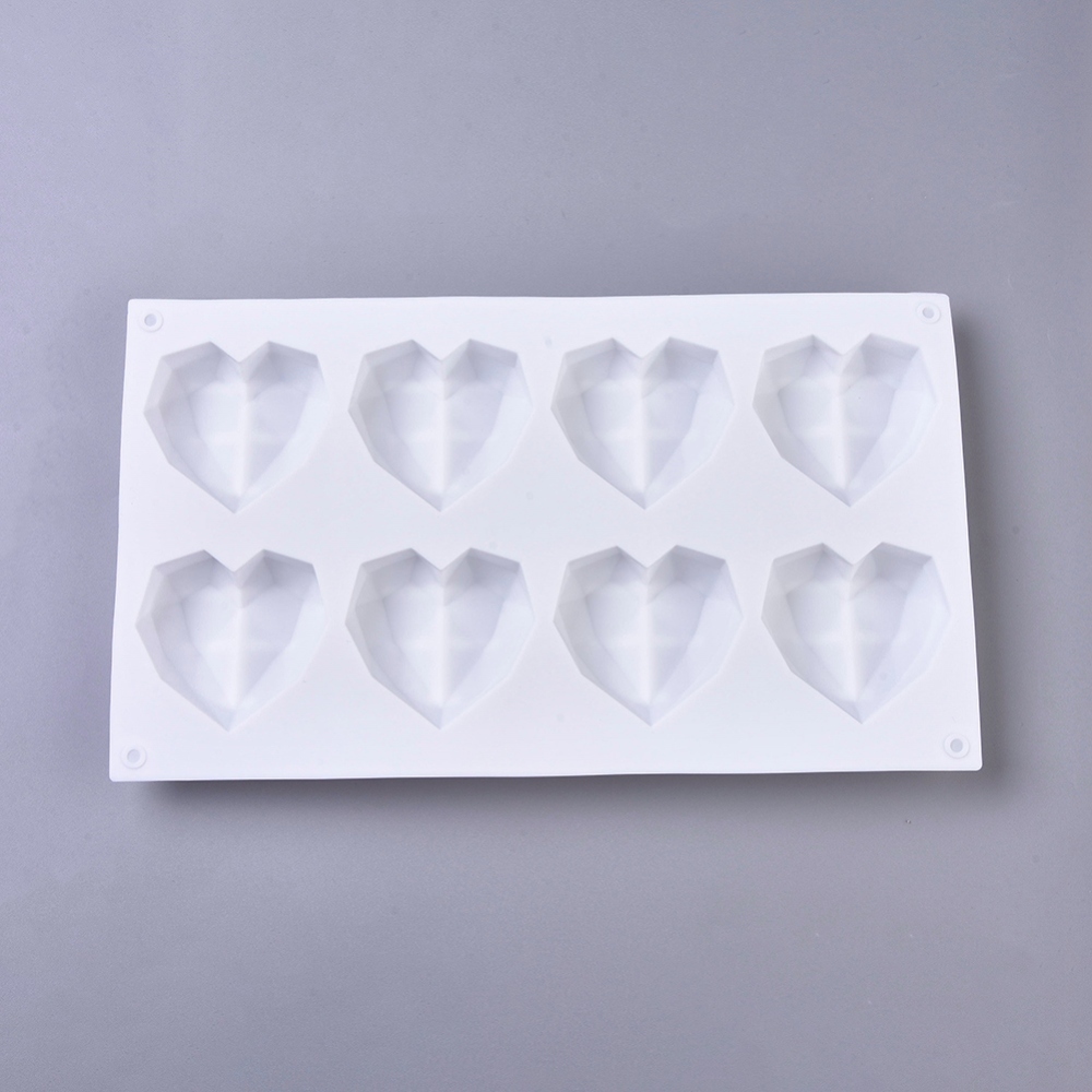 Silicone Resin Mold   heart diamond amorini