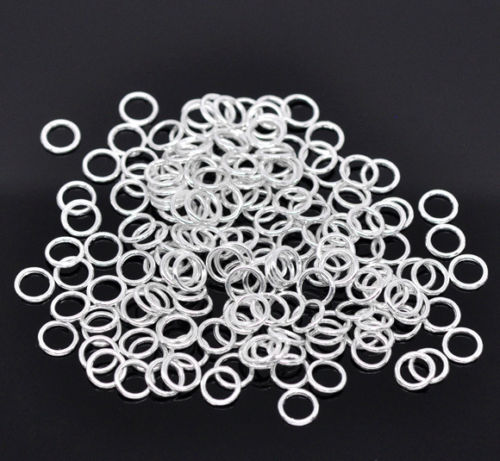 Jumprings, 6mm, closed 