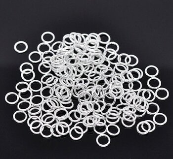 Jumprings, 6mm, closed 