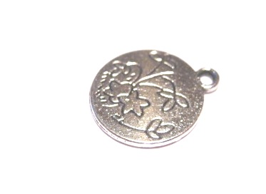 Charm, flower money 2pcs