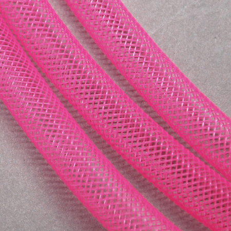 Meshnät / tråd. Wirelace. Ihålig. 4mm,  Rosa