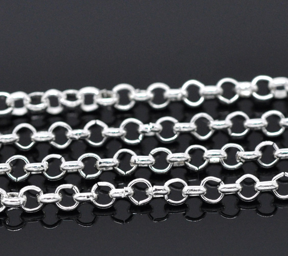 Ärtkedja 2,5mm, silver 1 m