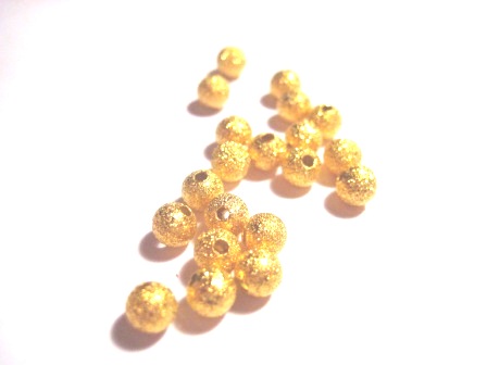 Stardust, lt gold 6mm