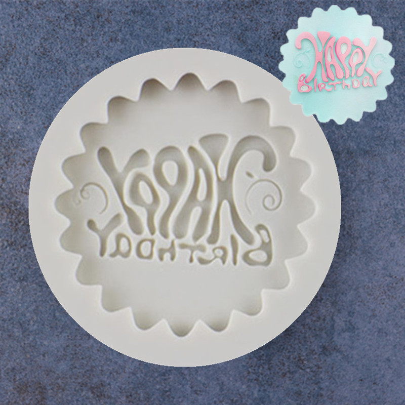 Silicone Resin Mold  Happy Birthday