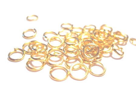 Jump Ring, gold 5x0,7mm