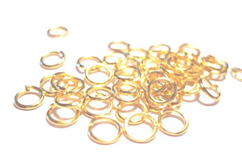 Jump Ring, gold 5x0,7mm