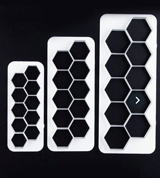 Kakform/ multi-utstickare - Hexagon stl S, 20x20mm