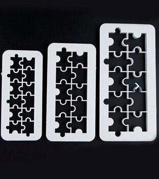 Kakform/ multi-utstickare - Pussel stl M