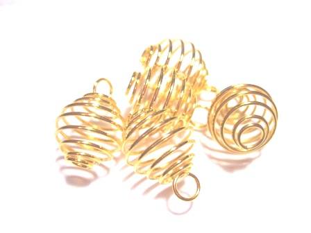 Pärlbur guld 14mm