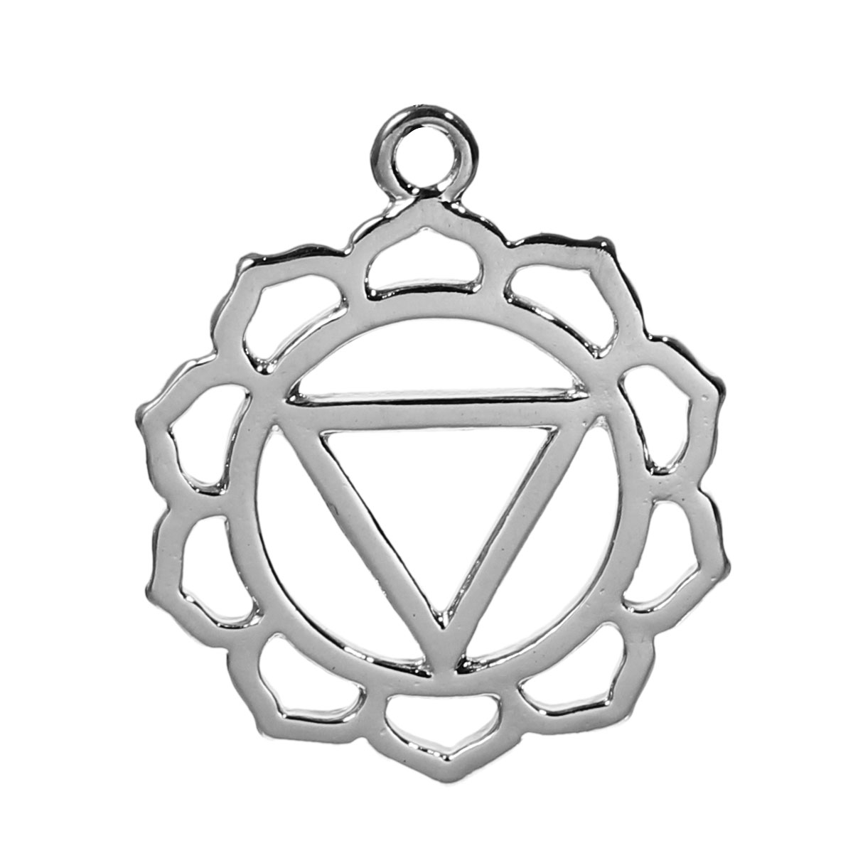 Charm -   Nabhi /Manipura Chakra , Yoga healing silver