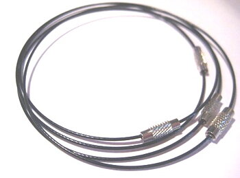 Armring - wire , Svart