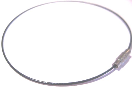 Armring - wire , Svart - 3