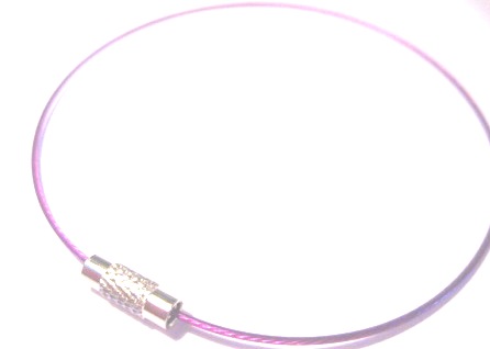 Armring - wire , Lila - 2