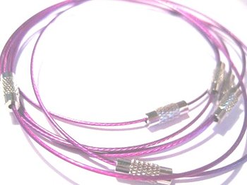 Armring - wire , Lila