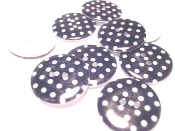 Wood buttons, 23mm  black