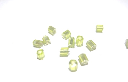 Seedbeads - Hexagon tube - Lime 2mm - 2