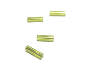 Seedbeads - Hexagon tube - Lime 5mm - 2